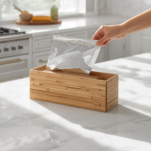 HERITAGE SERIES | 3-IN-1 KITCHEN WRAP & FOIL DISPENSER (BAMBOO)