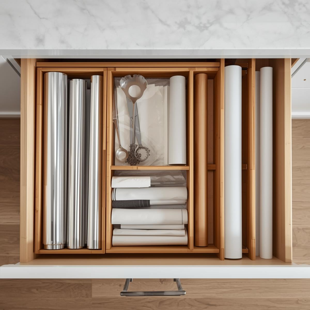 HERITAGE SERIES | 3-IN-1 KITCHEN WRAP & FOIL DISPENSER (BAMBOO)